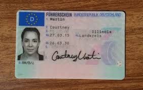 Novelty German Driving License