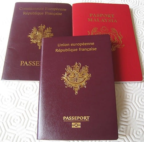 second hand french passports